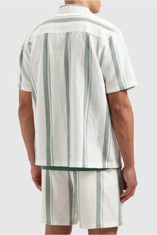 CUBAN COLLAR SHIRT 25010217 45 OFF WHITE